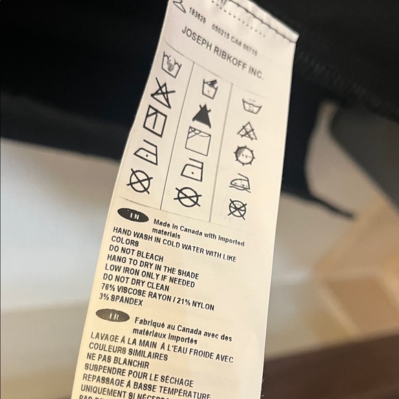 Joseph Ribkoff Black Long Coat - Picture 13 of 14